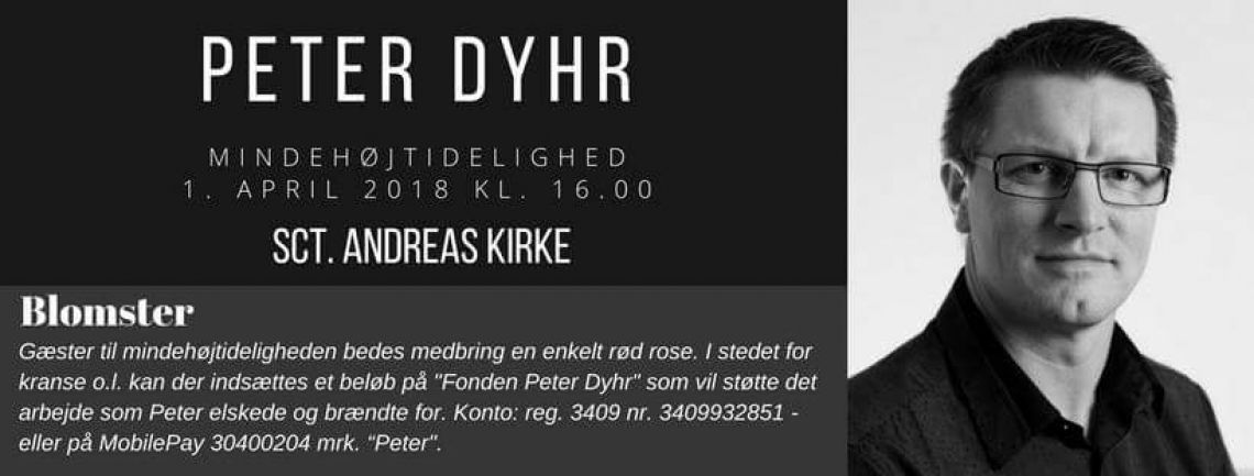 Mindehøjtidelighed: Peter Dyhr