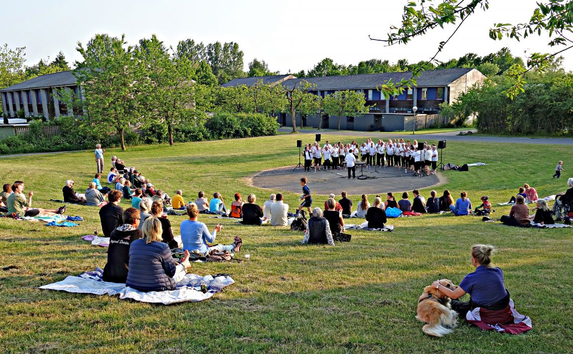 Uformel udendørs gospelkoncert i aften