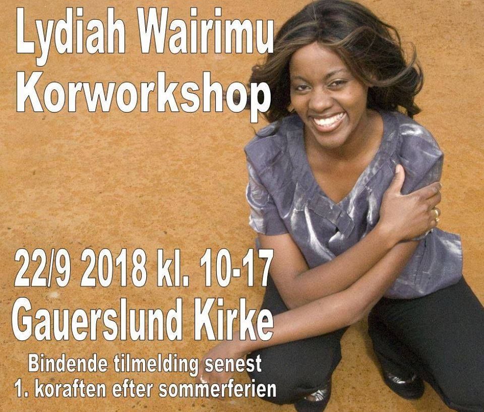 Gospelworkshop med Lydiah Wairimu