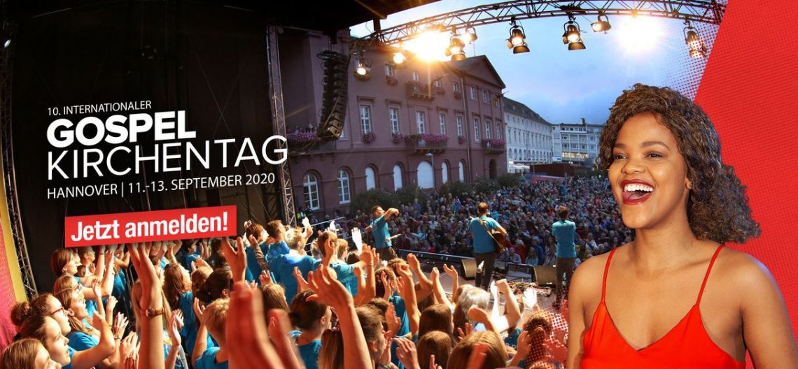 Join the mass choir with 5000 singers at Gospelkirchentag 2020 (Postponed to 2021)
